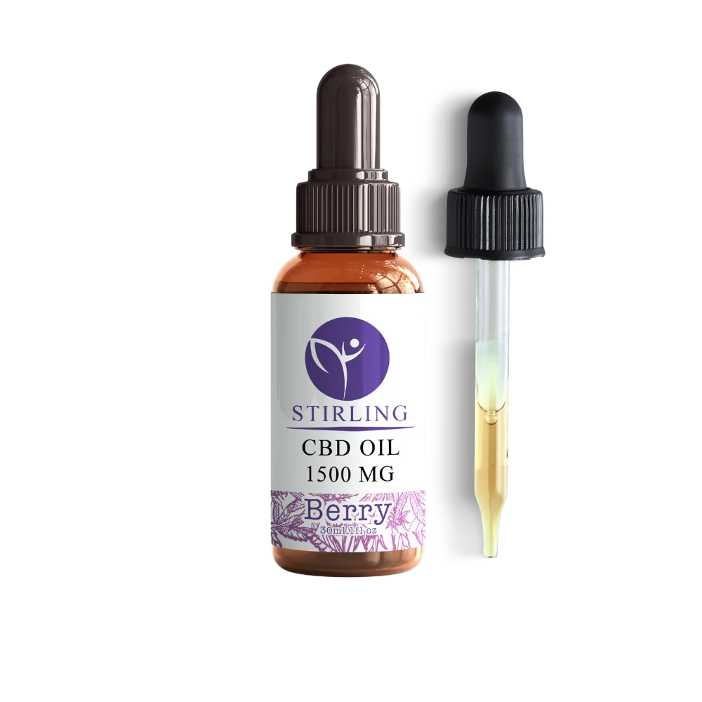 Stirling CBD - Broad Spectrum CBD Oil 1500mg Best Sales Price - Tincture Oil