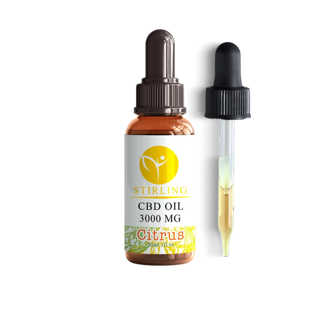 Stirling CBD - Broad Spectrum CBD Oil 3000mg Best Sales Price - Tincture Oil