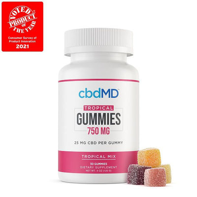 cbdMD CBD Gummies | cbdMD Broad Spectrum CBD Gummies 30 Count
