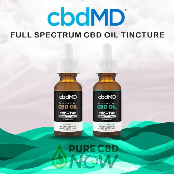 cbdMD Full Spectrum CBD Oil Tincture 30mL Best Sales Price - Tincture Oil