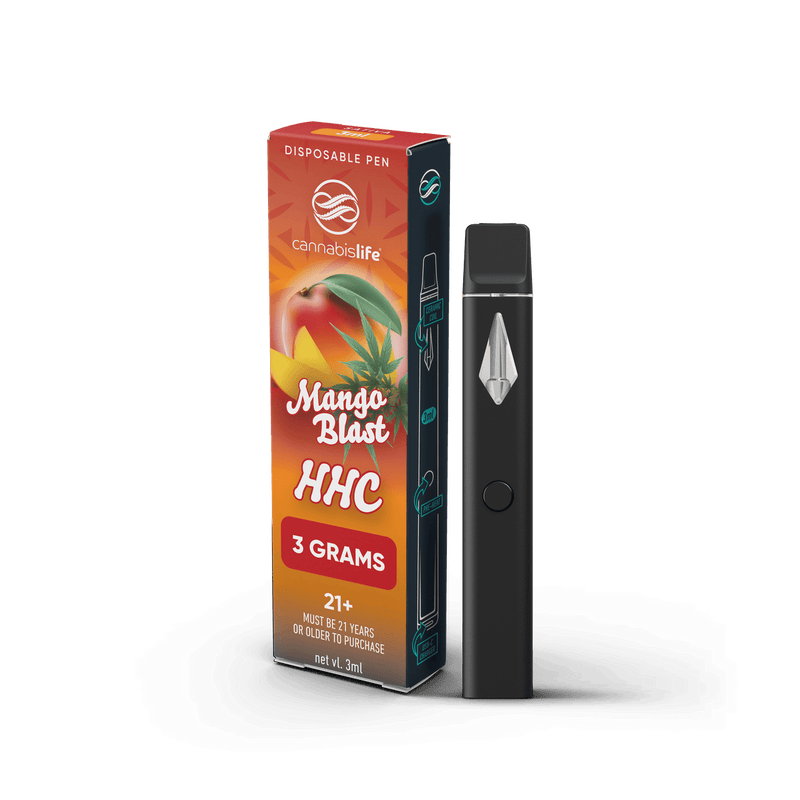 Cannabis Life Mango Blast HHC Disposable Vape Pen Best Sales Price - Vape Pens