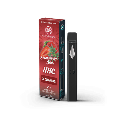 Cannabis Life Strawberry Jam HHC Disposable Vape Pen Best Sales Price - Vape Pens