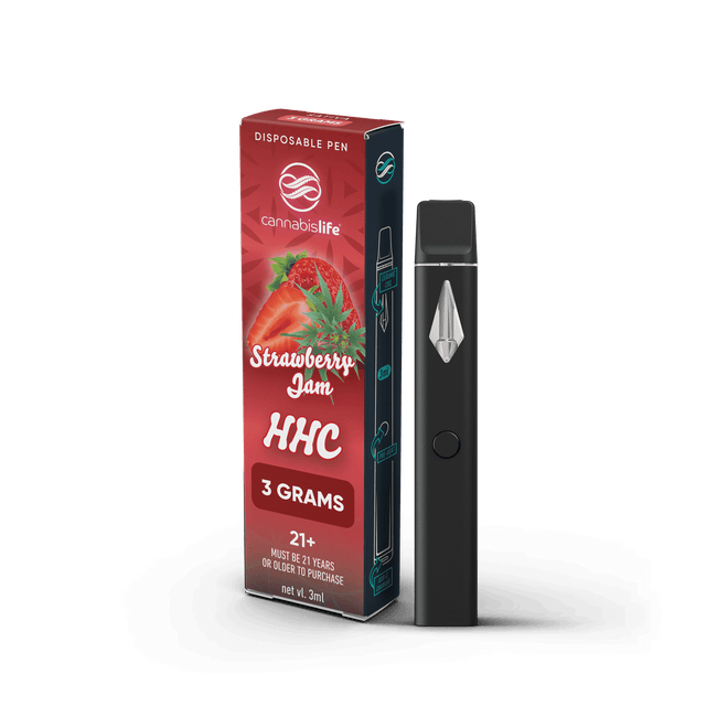 Cannabis Life Strawberry Jam HHC Disposable Vape Pen Best Sales Price - Vape Pens
