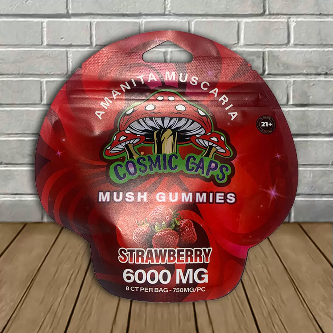 Cosmic Caps Amanita Muscaria Mush Gummies 6000mg Best Sales Price - Gummies