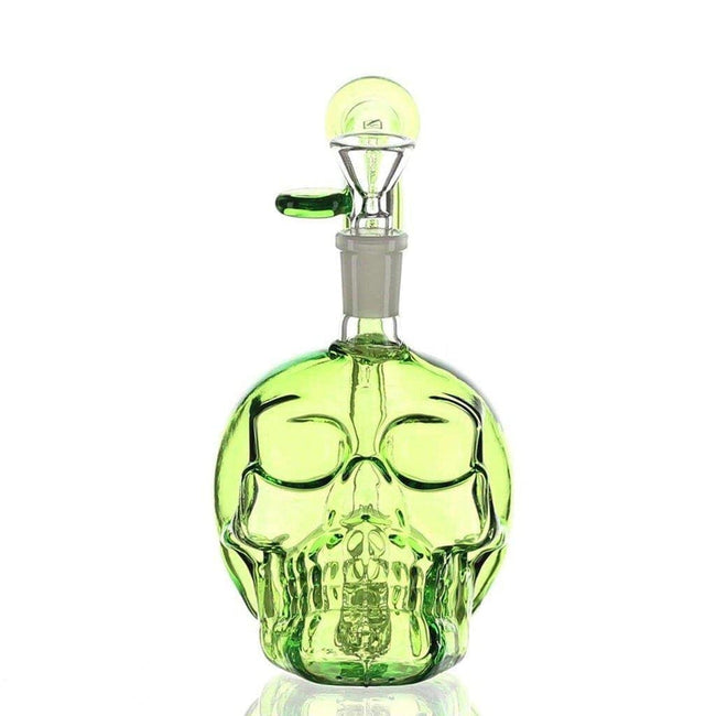Daily High Club "Slime Green Skull" Bong Best Sales Price - Bongs