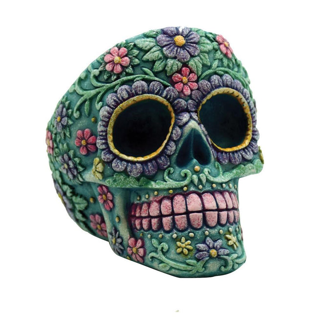 Sugar Skull Polystone Ashtrays Best Sales Price - Accessories