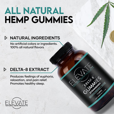 Elevate Delta 8 Gummy Bundle - 3 Pack Best Sales Price - Gummies