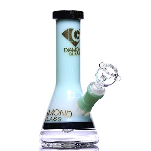 Diamond Glass Beast Small Beaker Bong Best Sales Price - Bongs