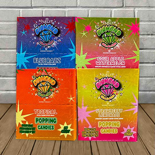 Purlyf X Honeyroot D8 | D9 Popping Candies Best Sales Price - Edibles
