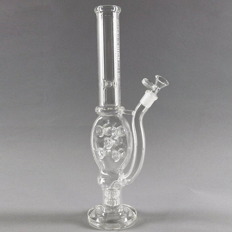 Daily High Club "Double Showerhead Swiss Perc" Bong Best Sales Price - Bongs