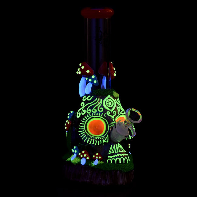 Pulsar Voodoo Skull Beaker Water Pipe - 10.25"/14mm F Best Sales Price - Bongs