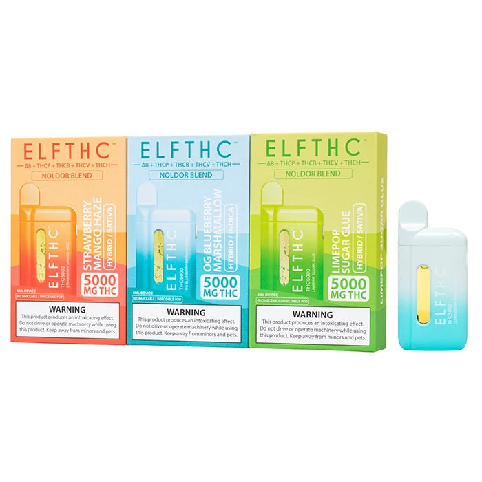 ELF THC Noldor Blend Disposables THC5000 5g – TenVape