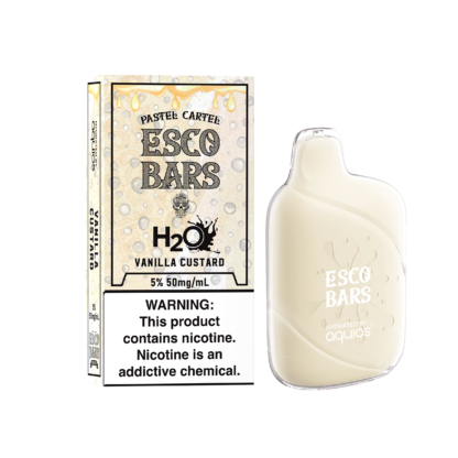 Esco Bars Aquios H2O 6000 Disposable Vanilla Custard