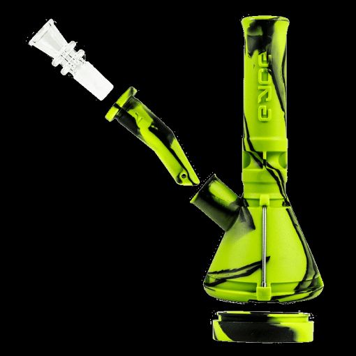 Cannabox Silicone Mini Beaker Water Pipe w/ Storage Best Sales Price - Smoking Pipes