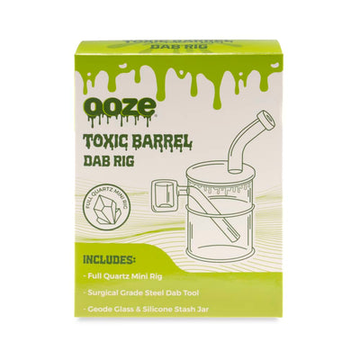 Ooze Quartz Mini Rig - Toxic Barrel Best Sales Price - Dab Rigs