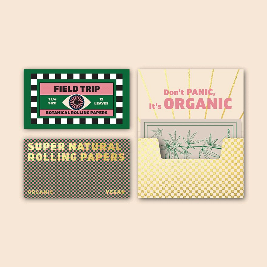 Cannabox Field Trip Organic Rolling Papers Best Sales Price - Rolling Papers & Supplies