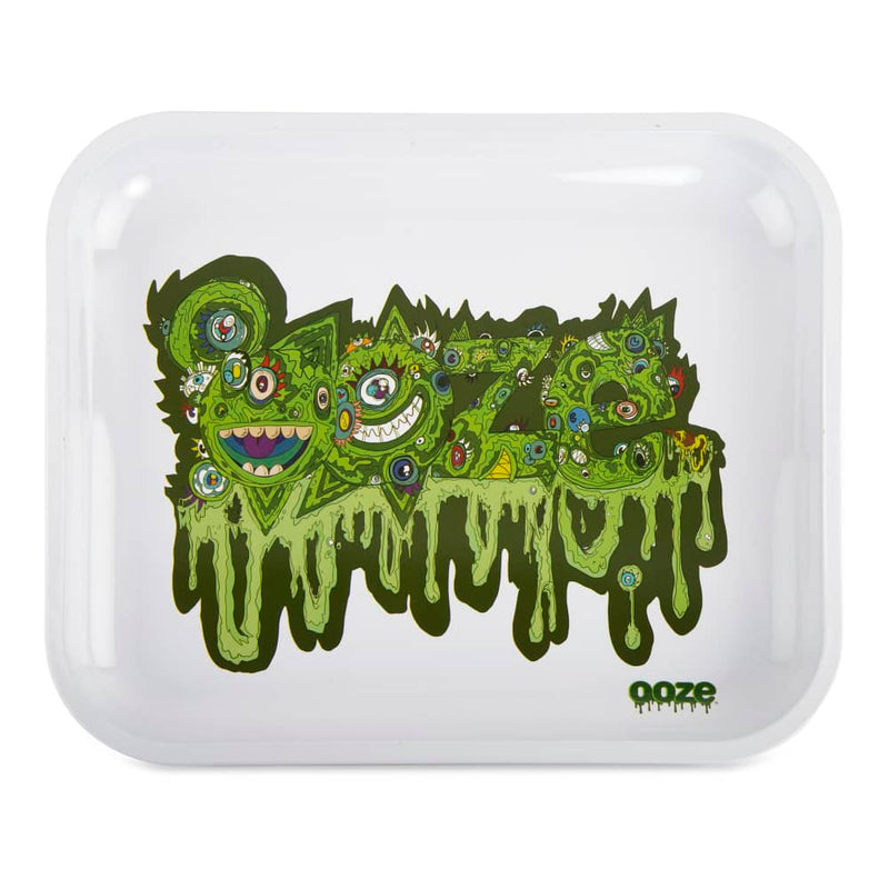 Ooze Rolling Tray - Metal - Large Best Sales Price - Rolling Papers & Supplies