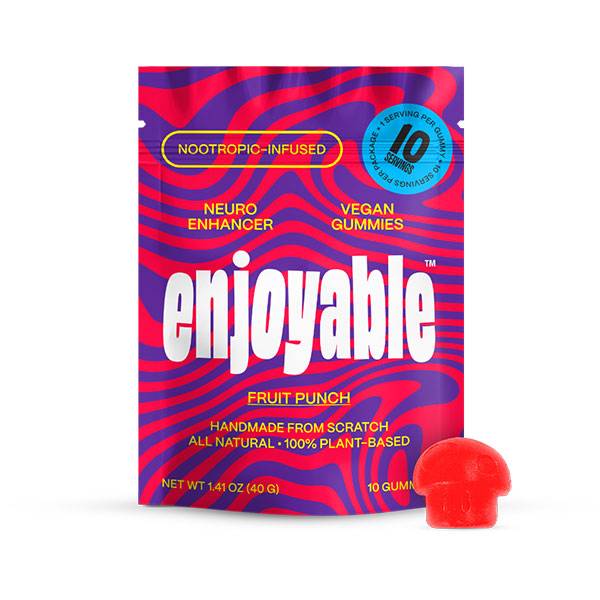 Enjoyable Neuro Enhancer Vegan Gummies | 2pk or 10pk Best Sales Price - Gummies