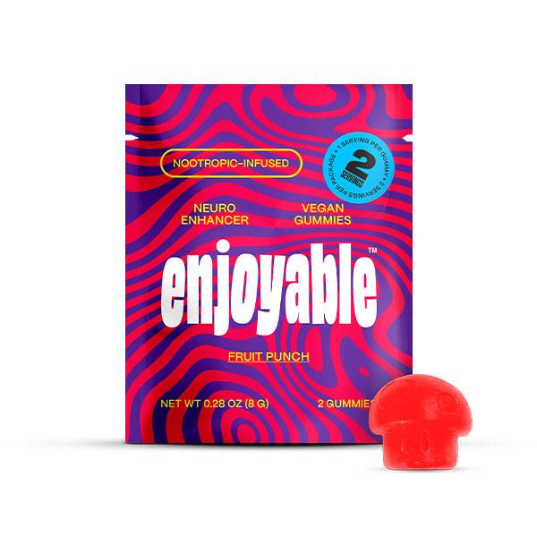 Enjoyable Neuro Enhancer Vegan Gummies | 2pk or 10pk Best Sales Price - Gummies