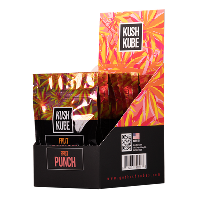 Fruit Punch 10ct Kush Kube DELTA 9 Gummies Best Sales Price - Gummies