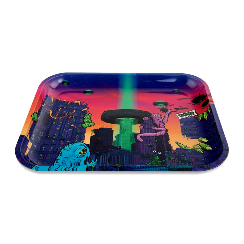 Ooze Rolling Tray - Metal - Large Best Sales Price - Rolling Papers & Supplies