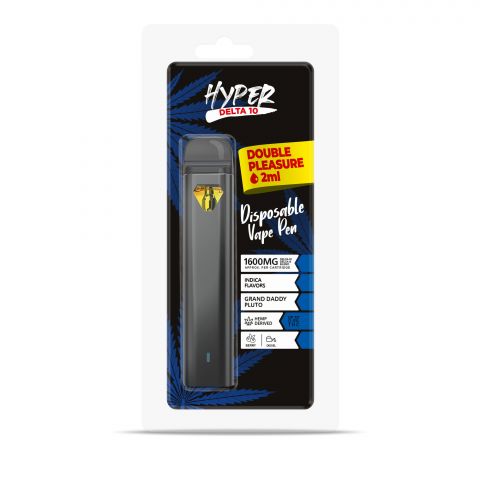 Grand Daddy Pluto THC Vape - Delta 10 Disposable Hyper 1600mg Best Sales Price - Vape Pens
