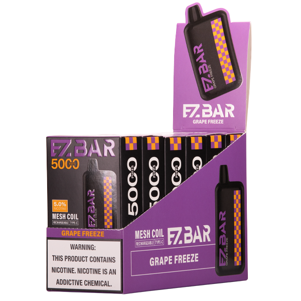 Grape Freeze EZBAR 5000 reviews flavor