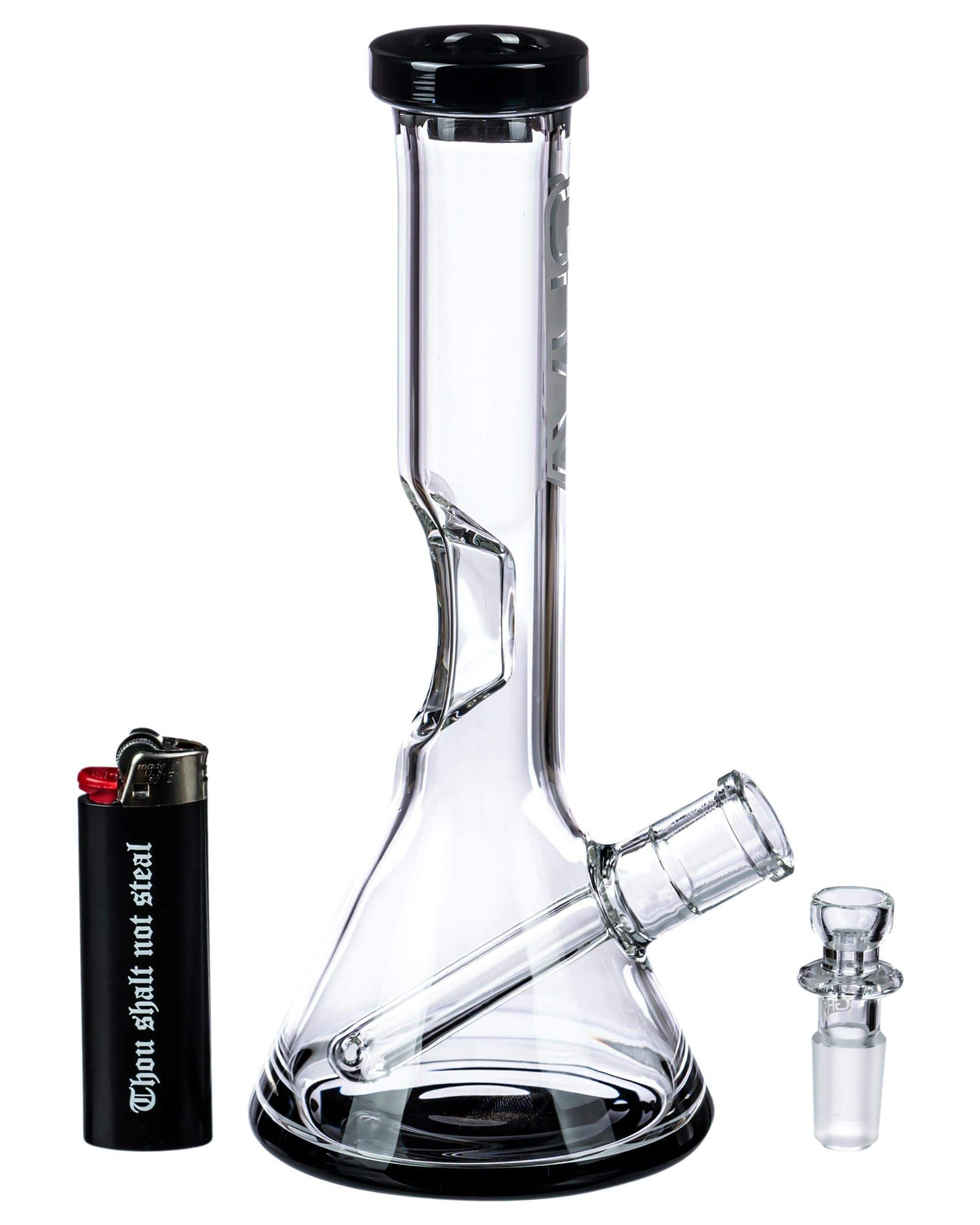 GRAV Black Accented Beaker Bong with Inverted Restriction Best Sales Price - Bongs