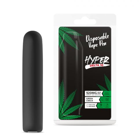 Green Crack Delta 10 THC Vape Pen - Disposable Hyper 920mg Best Sales Price - CBD