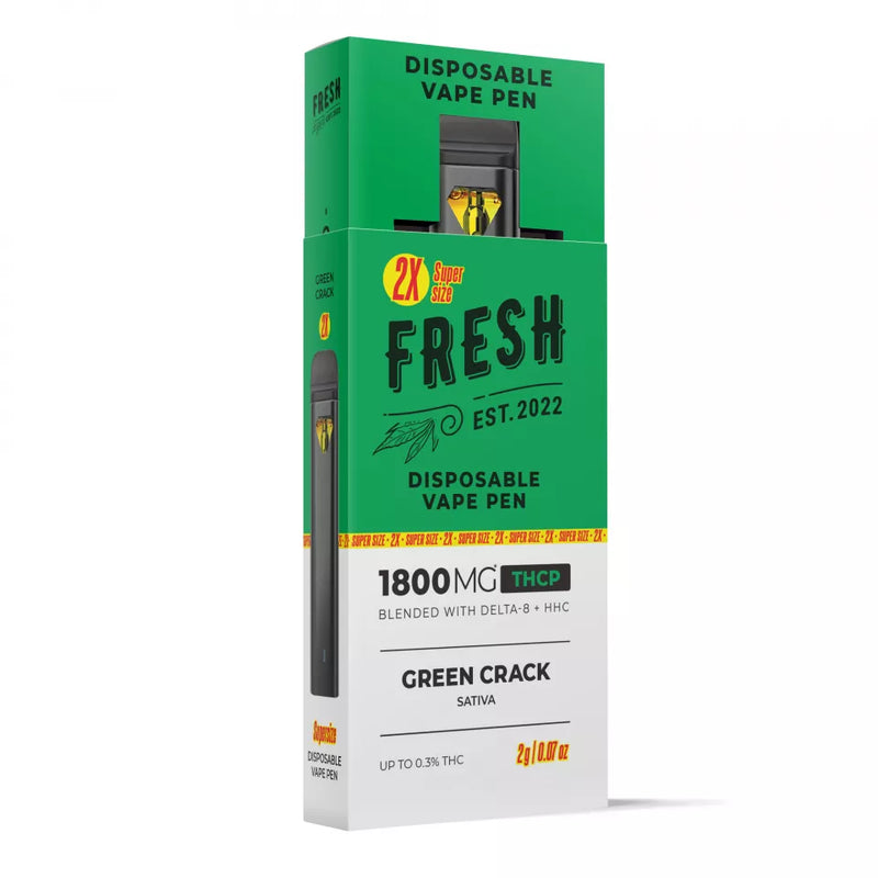 Green Crack Glue Strain Vape -Green Crack Vape Pen - THCP - Disposable - 1800MG - Fresh Best Sales Price - Vape Pens