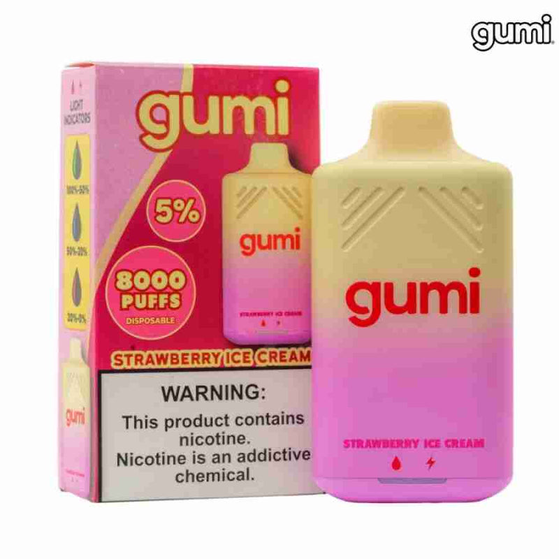 Gumi Bar 8000 Puffs 5% Disposable Vapes Best Sales Price - Disposables