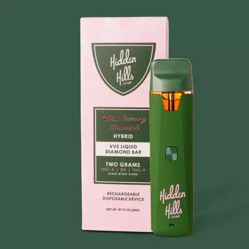 Hidden Hills Club VVS Liquid Diamond Bars Night Night Blend Disposables (2g) Best Sales Price - Vape Pens