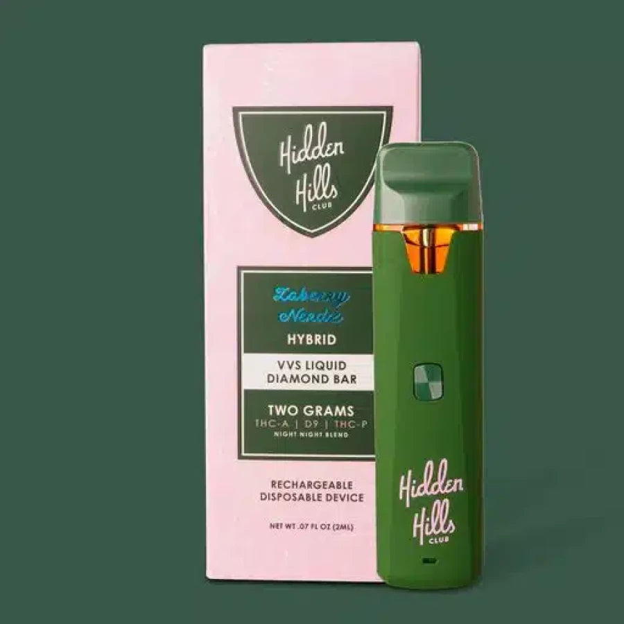 Hidden Hills Club VVS Liquid Diamond Bars Night Night Blend Disposables (2g) Best Sales Price - Vape Pens