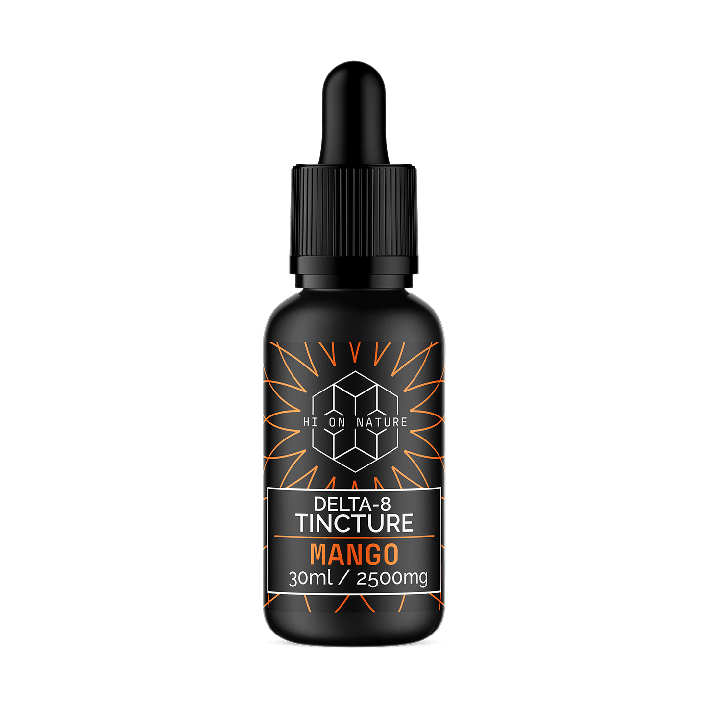 Hi On Nature 2500mg DELTA 8 TINCTURE - MANGO Best Sales Price - Tincture Oil