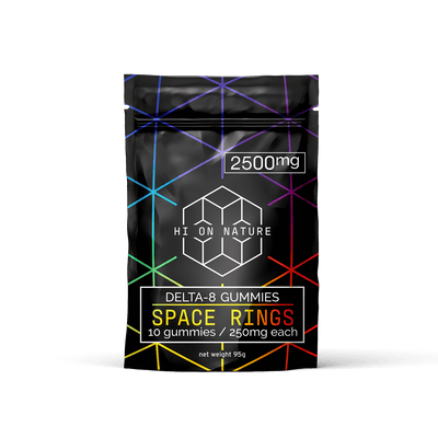 Hi On Nature 2500mg DELTA 8 SPACE RINGS - ORIGINAL Best Sales Price - Gummies