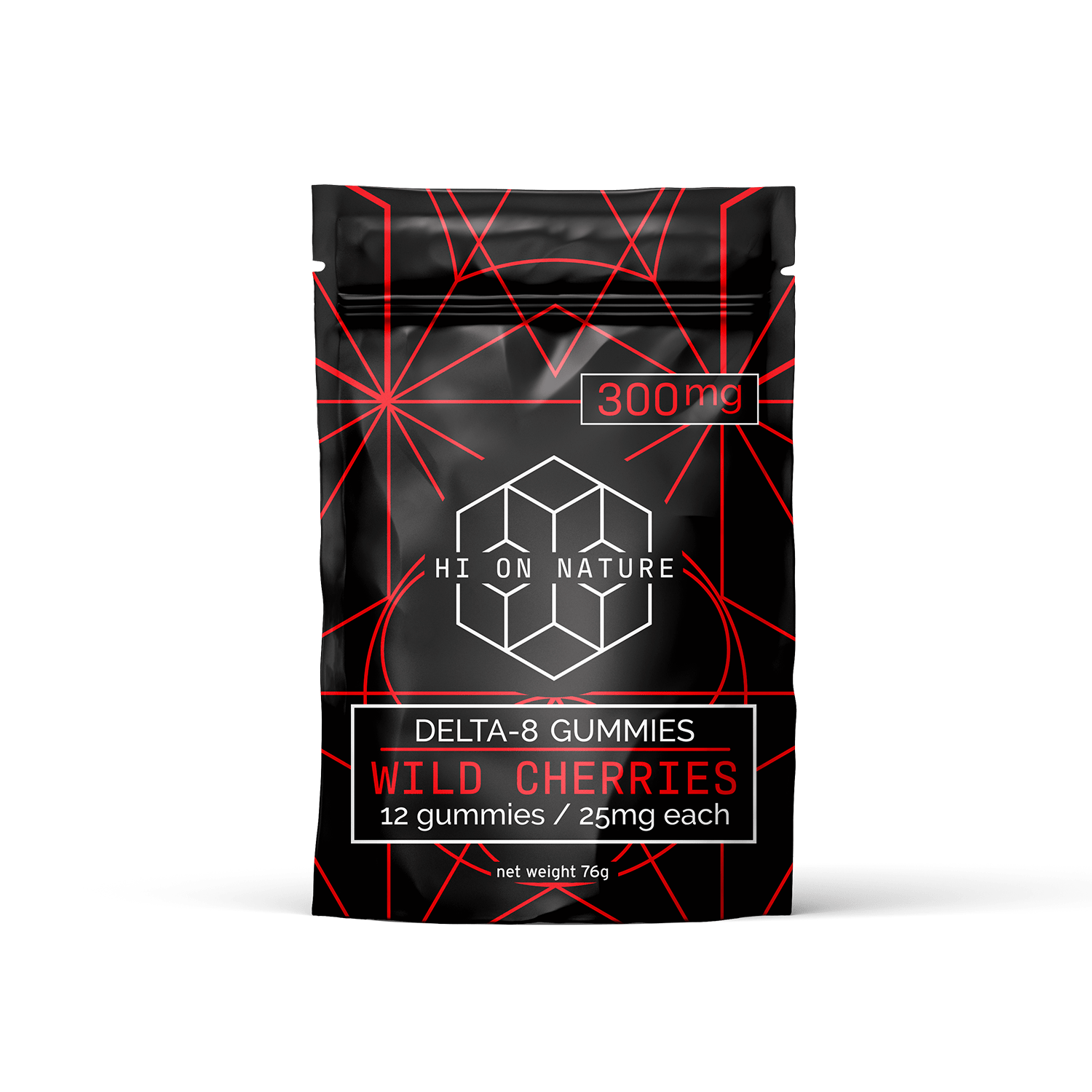 Hi On Nature 300mg DELTA 8 GUMMIES - WILD CHERRIES – TenVape