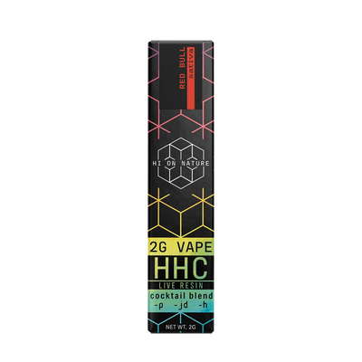 Hi On Nature (2g) HHC COCKTAIL SATIVA VAPE - RED BULL Best Sales Price - Vape Pens