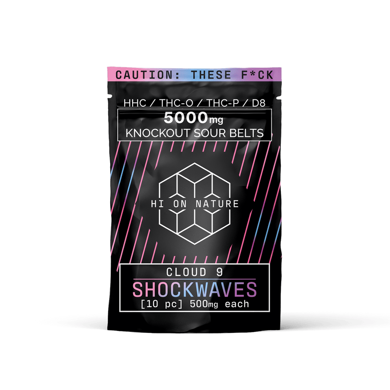 Hi On Nature 5000mg KNOCKOUT SHOCKWAVES - CLOUD 9 Best Sales Price - Edibles