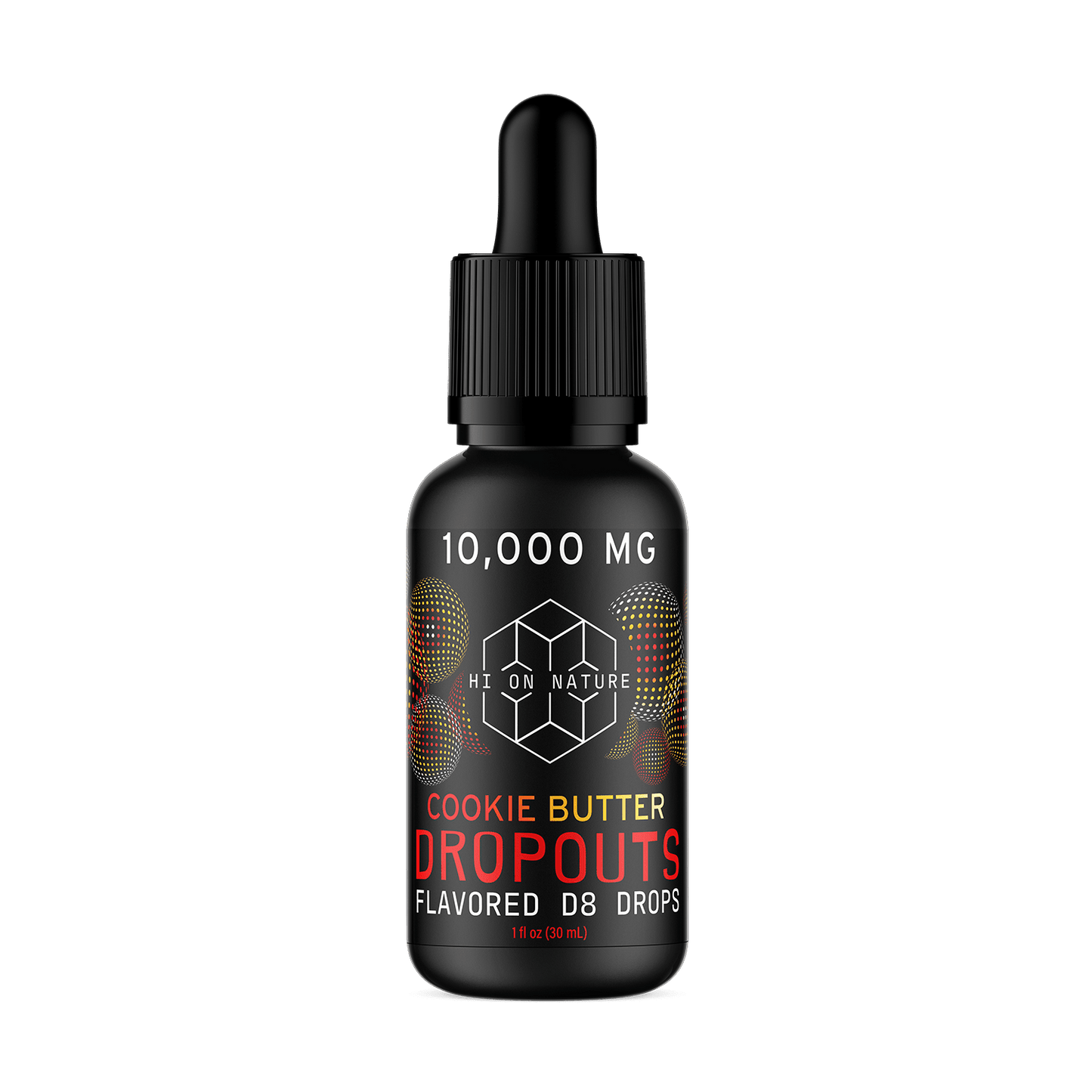 Hi On Nature 10,000mg Delta 8 Dropouts - Cookie Butter Best Sales Price - Tincture Oil