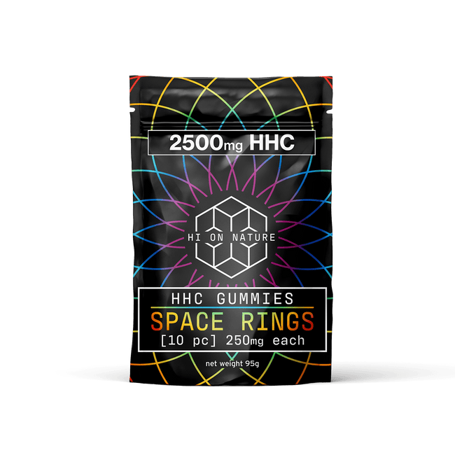 Hi On Nature 2500mg HHC SPACE RINGS - ORIGINAL Best Sales Price - Gummies