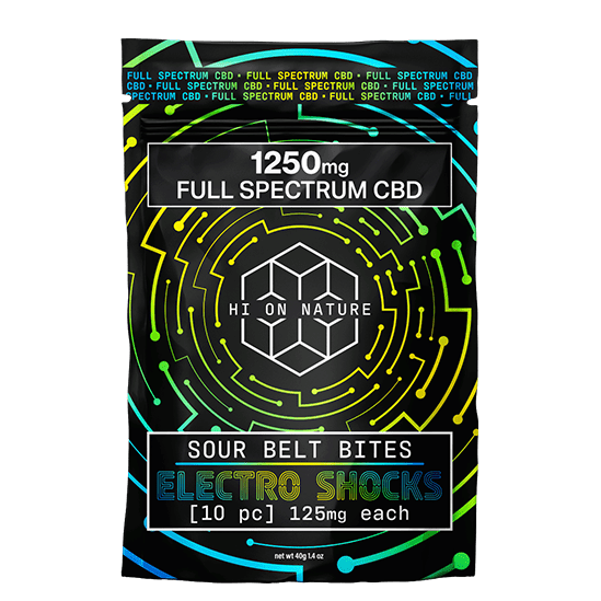 Hi On Nature 1250mg FULL SPECTRUM CBD - ELECTRO SHOCKS Best Sales Price -