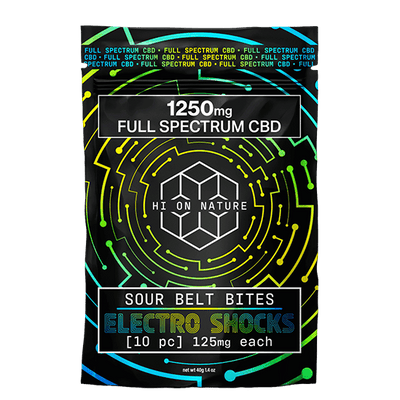 Hi On Nature 1250mg FULL SPECTRUM CBD - ELECTRO SHOCKS Best Sales Price -