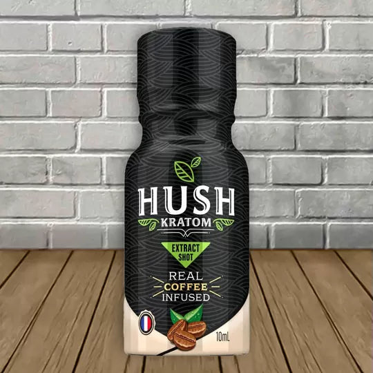 Hush Ultra Coffee Infused Full Spectrum Kratom Extract Shot Best Sales Price - Kratom