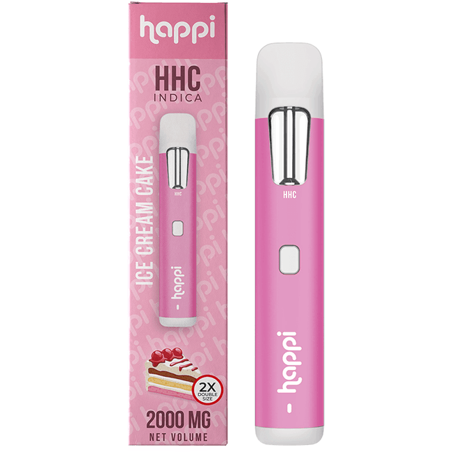 Happi Ice Cream Cake - HHC 2G Disposable (Indica) Best Sales Price - Vape Pens