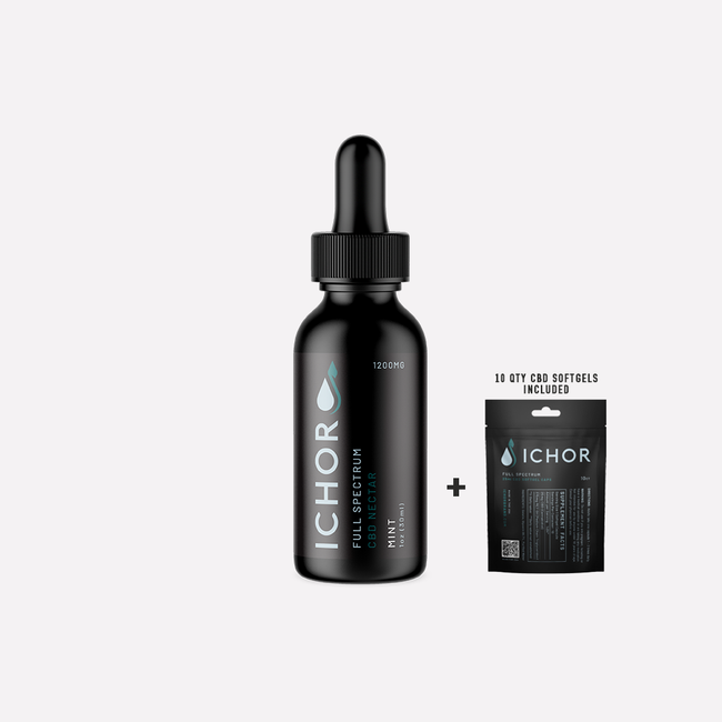 Ichor Full Spectrum CBD Nectar Tincture 1200 mg Best Sales Price - Tincture Oil