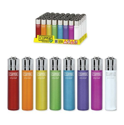 Cannabox Assorted Crystal Clipper Lighter Best Sales Price - Accessories