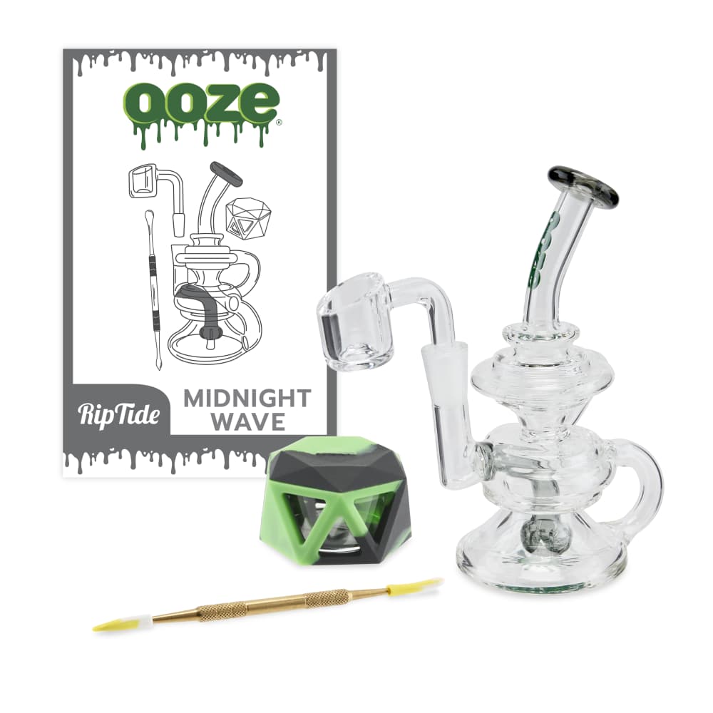 Ooze Rip Tide Mini Recycler Dab Rig Kit Best Sales Price - Dab Rigs