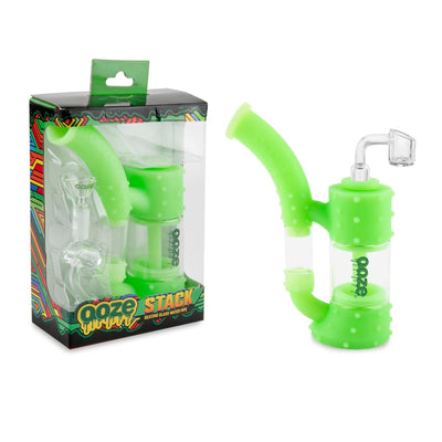 Ooze Stack Pipe Silicone Bubbler Best Sales Price - Bongs