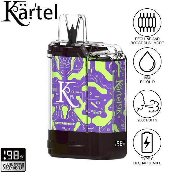 Kartel 9k by Vapmod 9000 Puffs 18mL Disposable Best Sales Price - Disposables