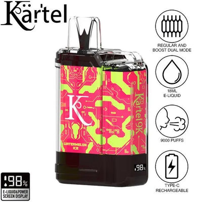 Kartel 9k by Vapmod 9000 Puffs 18mL Disposable Best Sales Price - Disposables